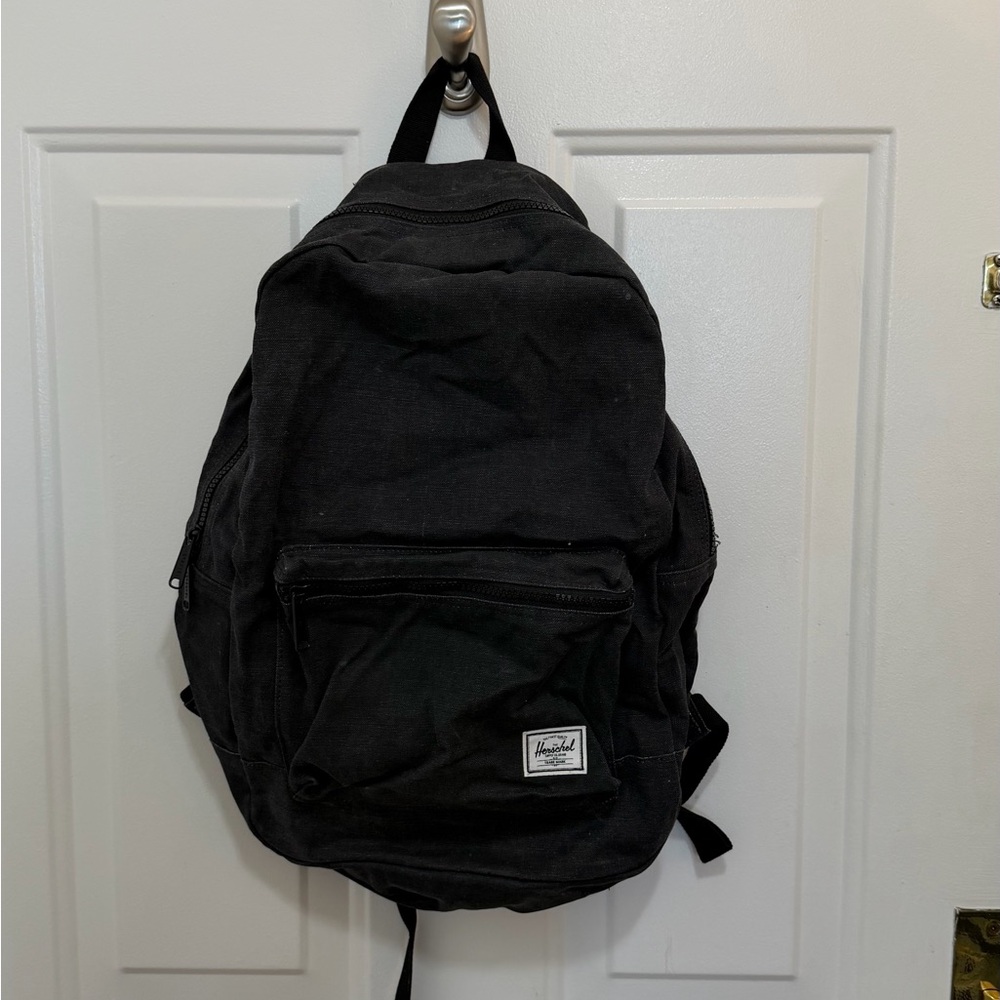 Herschel Supply Company Black Canvas Everyday Backpack